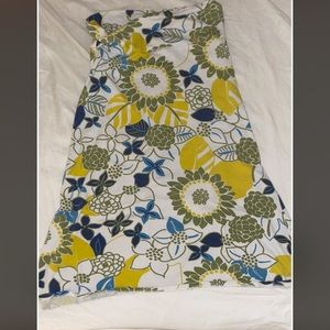 Y2k vintage floral midi skirt